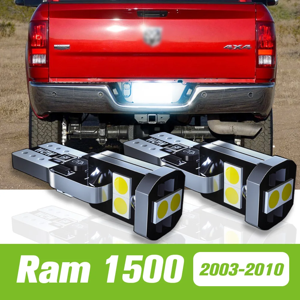 

2pcs For Dodge Ram 1500 2003-2010 LED License Plate Light 2004 2005 2006 2007 2008 2009 Accessories