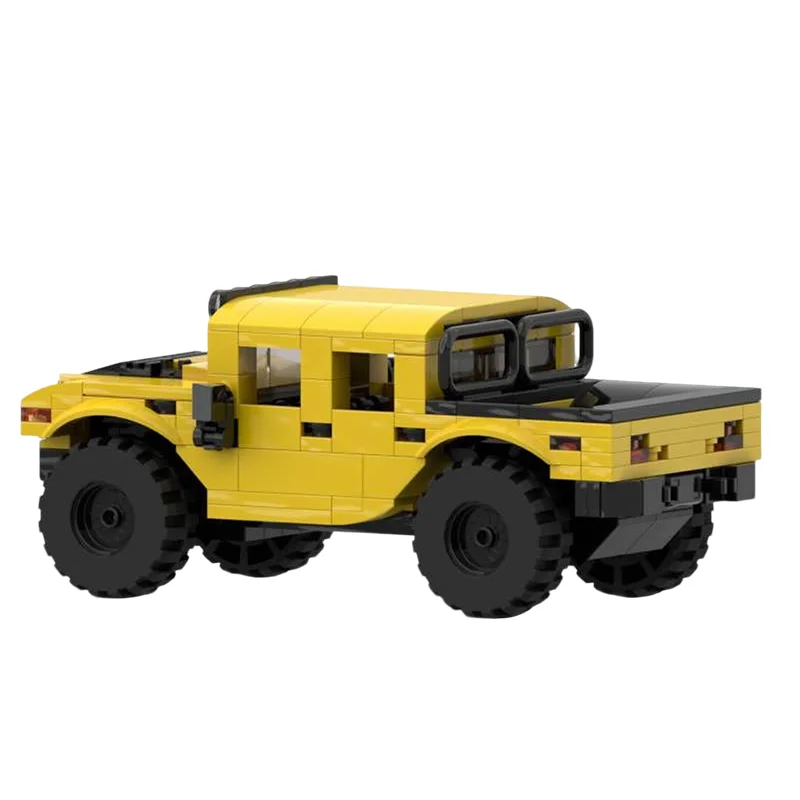 276 stks MOC Stad Verkeer HUMMER Model Bouwstenen Kerstcadeau Constructie Monteren DIY Creatief Onderwijs Baksteen Speelgoed Idee