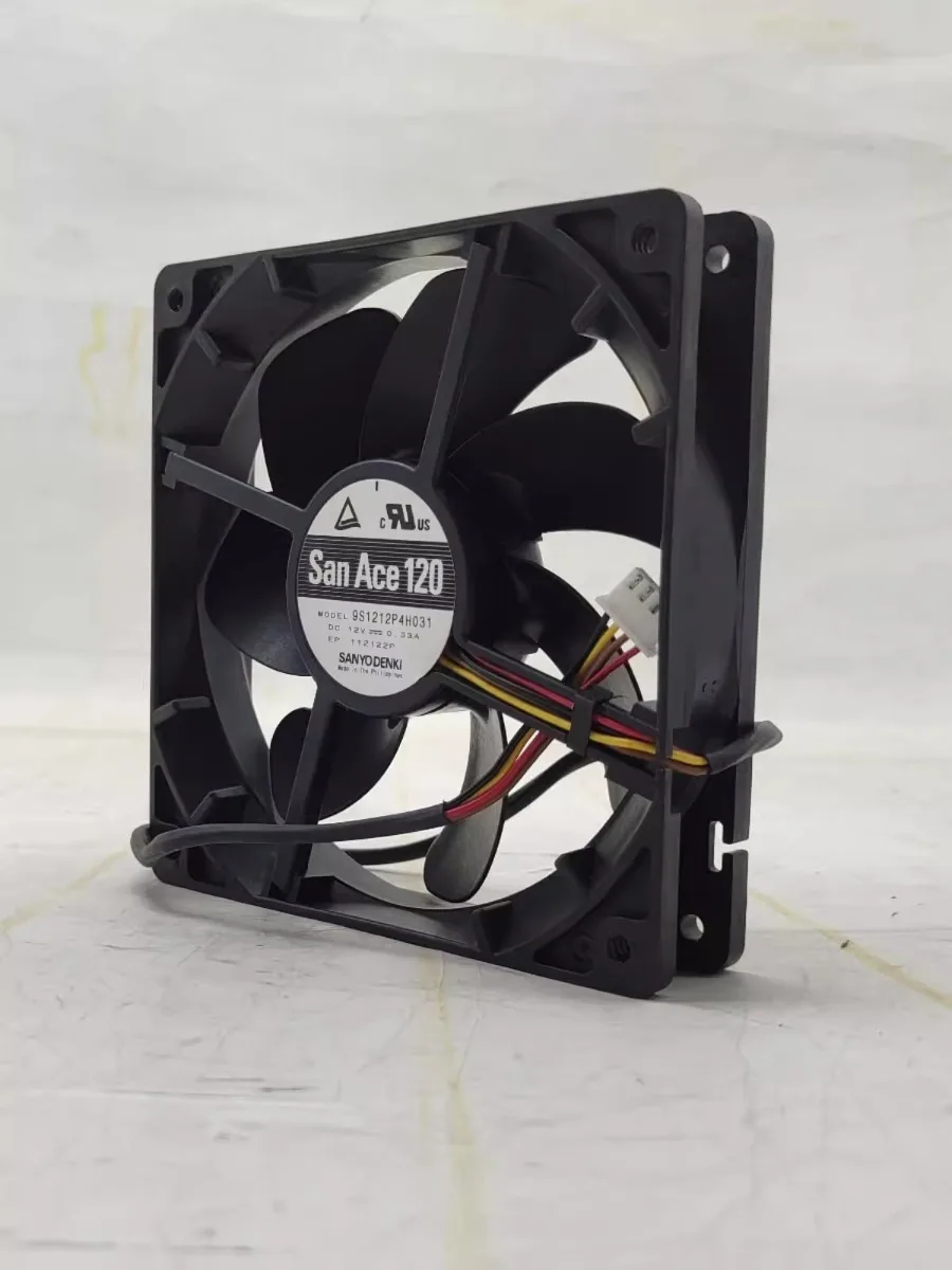 For Sanyo 9S1212P4H031 12025 DC12V 0.33A 4-Wire Speed Control Cooling Fan