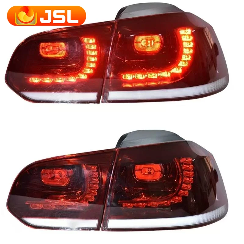 For Volkswagen Golf 6 LED Tail Light Golf 6 Mk6 Dynamic signal Tail Light Animation After Stop Braking Reversing Car Rear Light