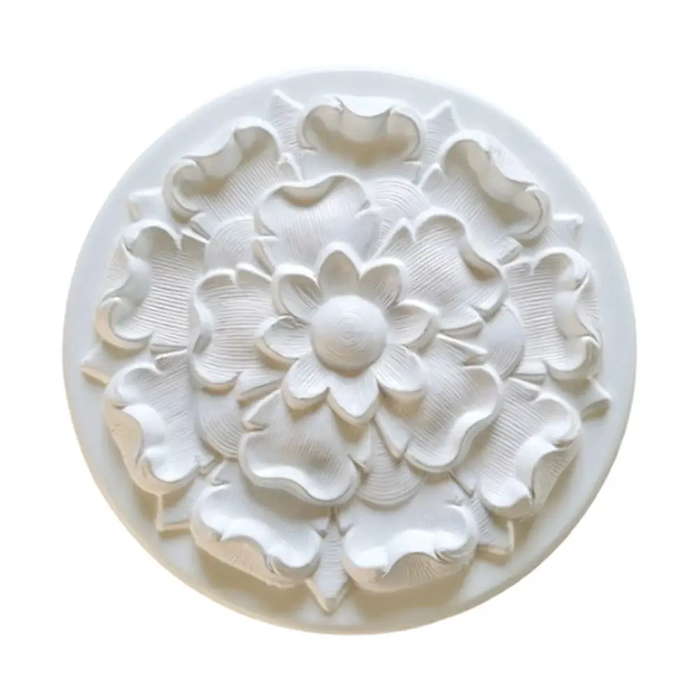 PU White Ceiling Lamp Panel for Indoor Use Stylish Pattern Suitable for Wet Rooms Easy to Mount on Wall or Ceiling Two Sizes