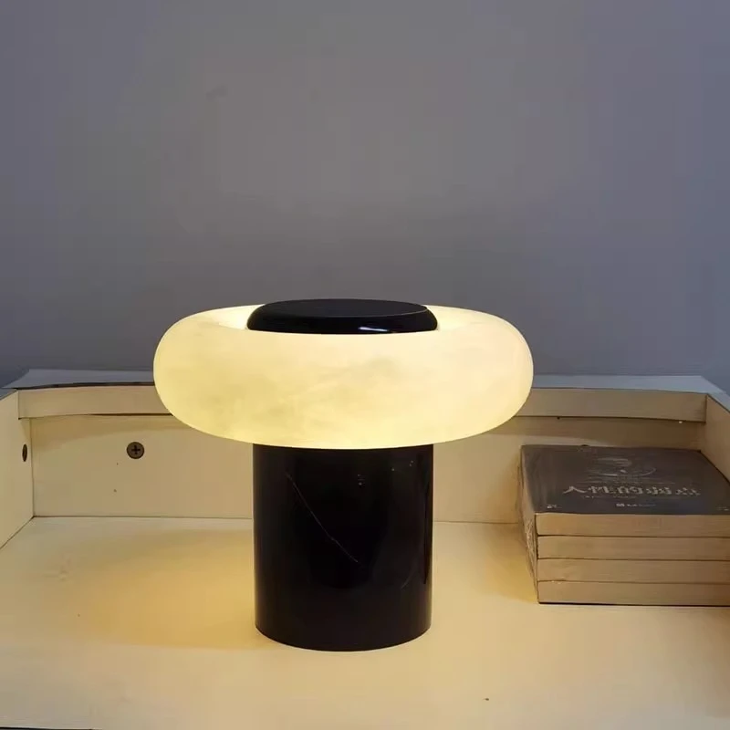 Danish Design Minimalist Marble LED Floor Lamp Atmosphere Small Night Light Living Room Bedroom Bedside Study High End Luminaire