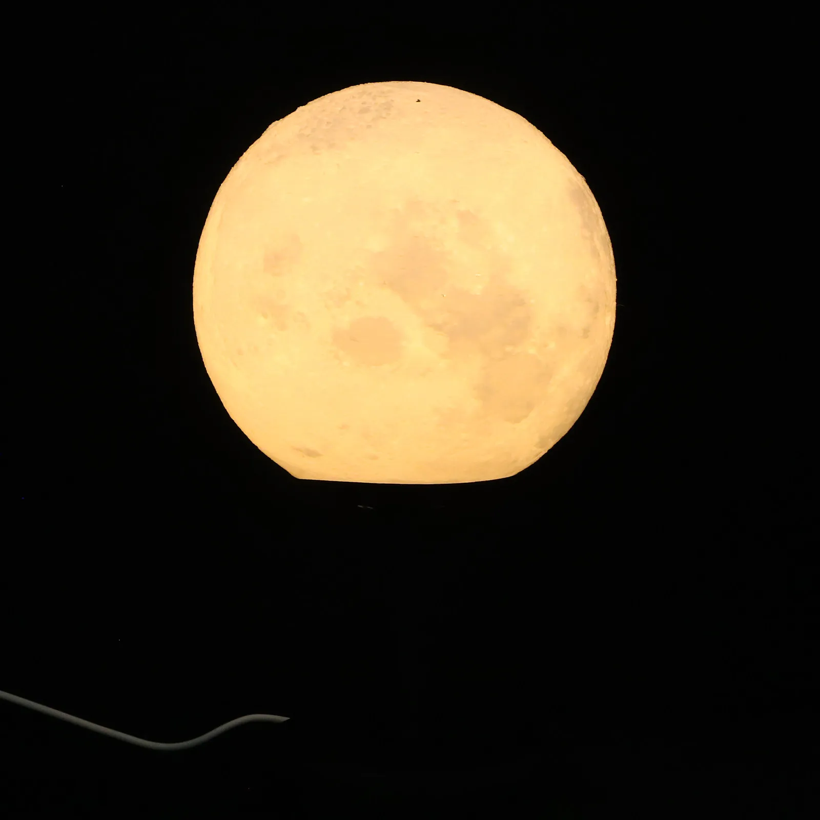 

3D Moon Lamp LED Night Light Warm Soft Glow Creative Decorative Bedroom Bedside Nightlight Lamp Aesthetic Room Decoration Light