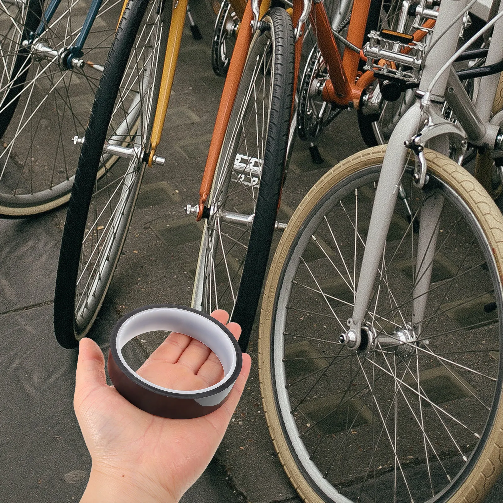 

1 Roll Bicycle Rim Tape for Tubeless Setup Puncture Proof Tire Liner Strip Heavy Duty Anti-Wear Rim Strip Cycling Tire Protector