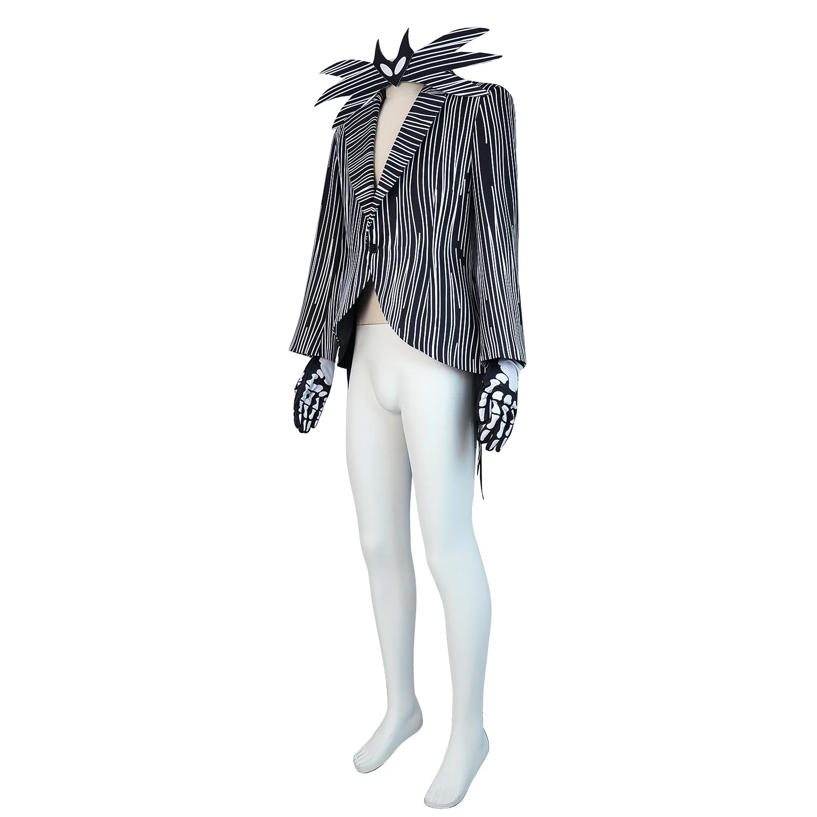 

Christmas Eve Horror Cos Suit Jack Skellington Skeleton Jack Cos Suit Cosplay Men's Clothing
