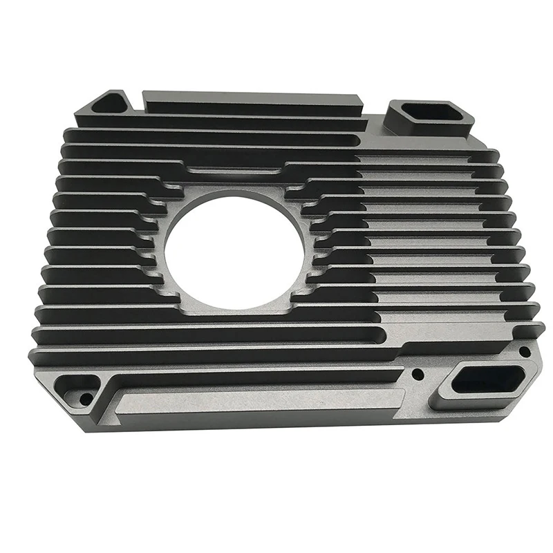 Precision Custom CNC Milled Aluminum Alloy Radiator, Custom Non-Standard Heat Dissipation Parts for Electronic Equipment