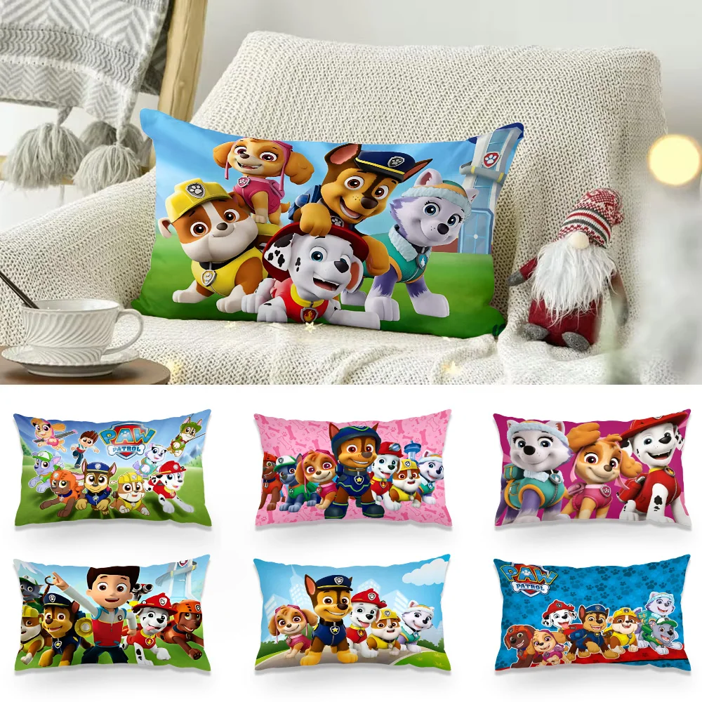 Hot Dogs P-Paws P-PatrolS Double-sided Printing Rectangle Pillow Case Bedside Pillowcase Sofa Cushion Cover Room Home Decoration