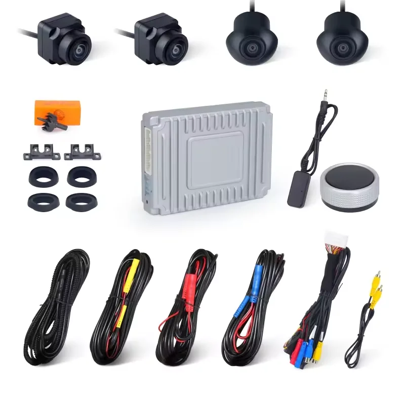 Universal 360 Panoramic Camera System AVM HD Night Vision Birds Surround View Android Screen 3D 360 Car Camera for Car