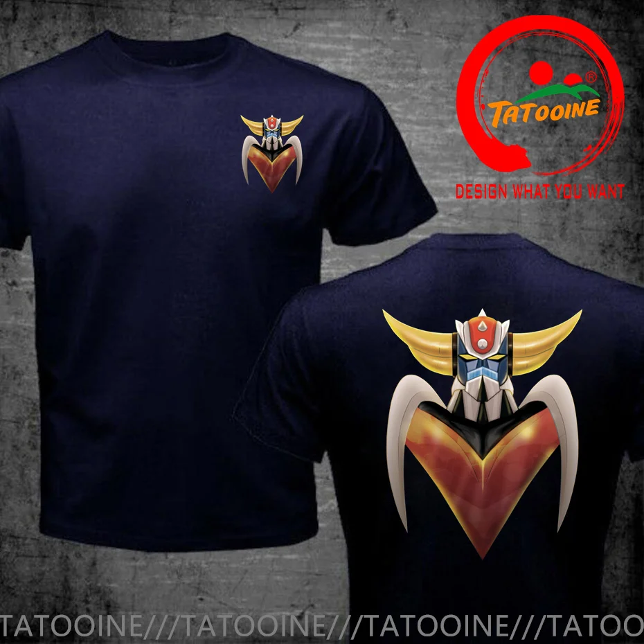 Awesome Anime Goldorak Grendizer Mazinger Z T-Shirt Youth Guys Boys Japanese Cartoon Design Men's Tops Tee Japan UFO Robo Tshirt