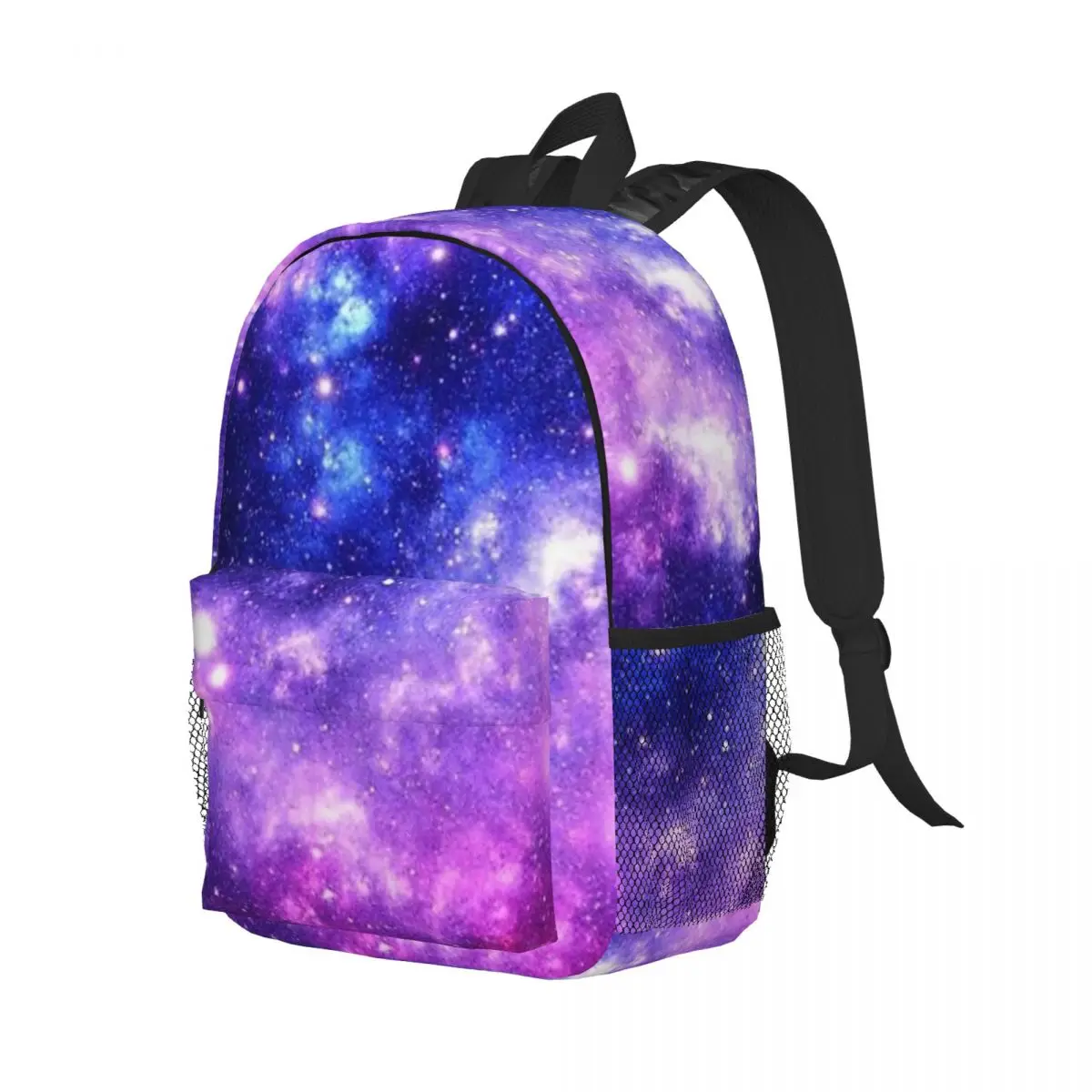 Mochilas de nebulosa para niños y niñas, moradas, azules, Galaxia, mochila escolar informal para niños, mochila para computadora portátil, bolsa de hombro de gran capacidad