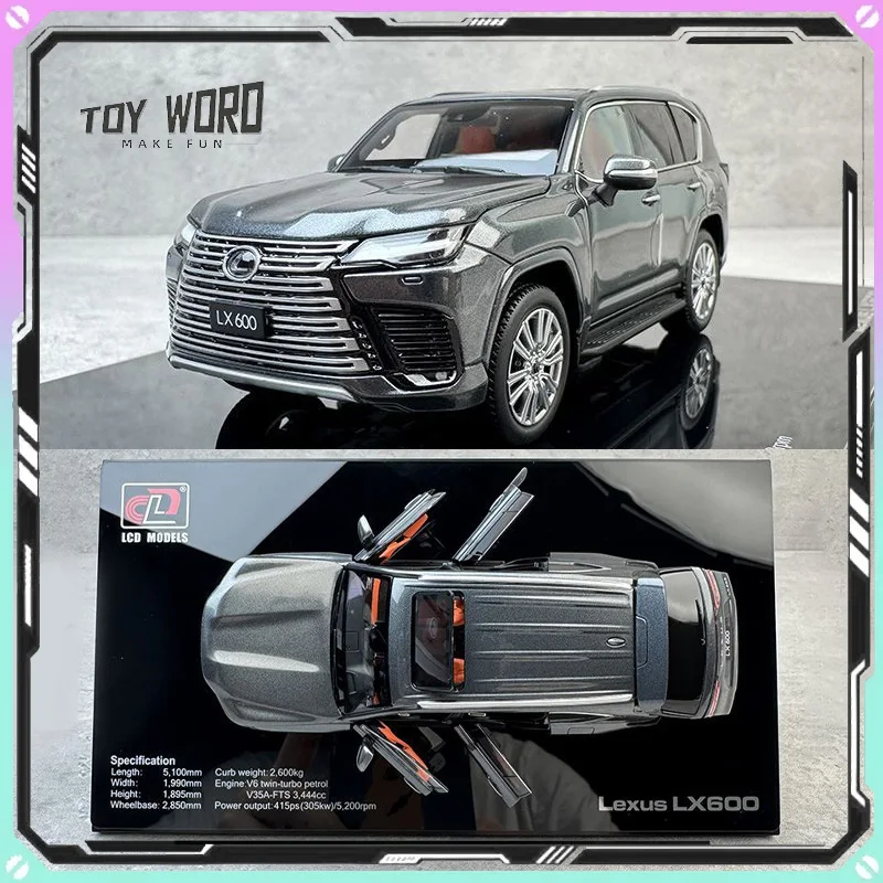 

Новый ЖК-модель автомобиля 1/43 Lexus LX600, модель автомобиля из сплава, полностью открытая имитация модели автомобиля, украшение на заказ, Коллекционная игрушка на день рождения, подарок
