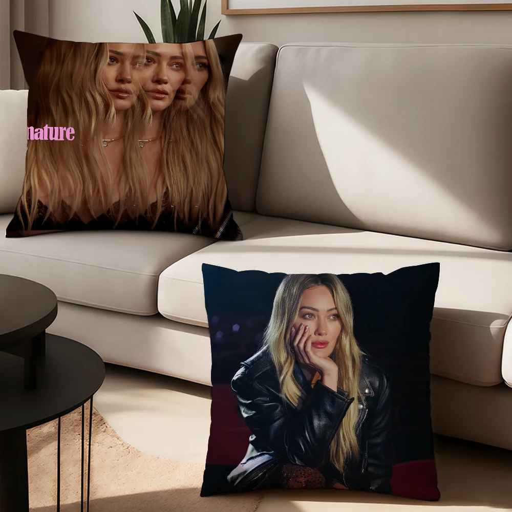 Singer Hilary Duff …