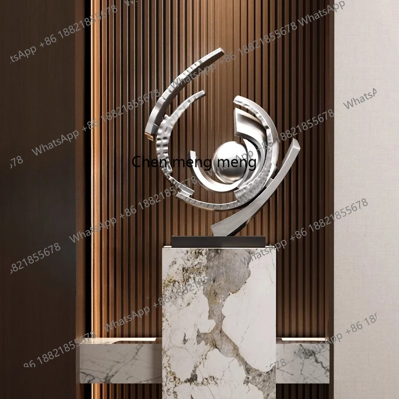 

Modern art special-shaped sculpture ornament floor-to-ceiling hotel office high-end decoration