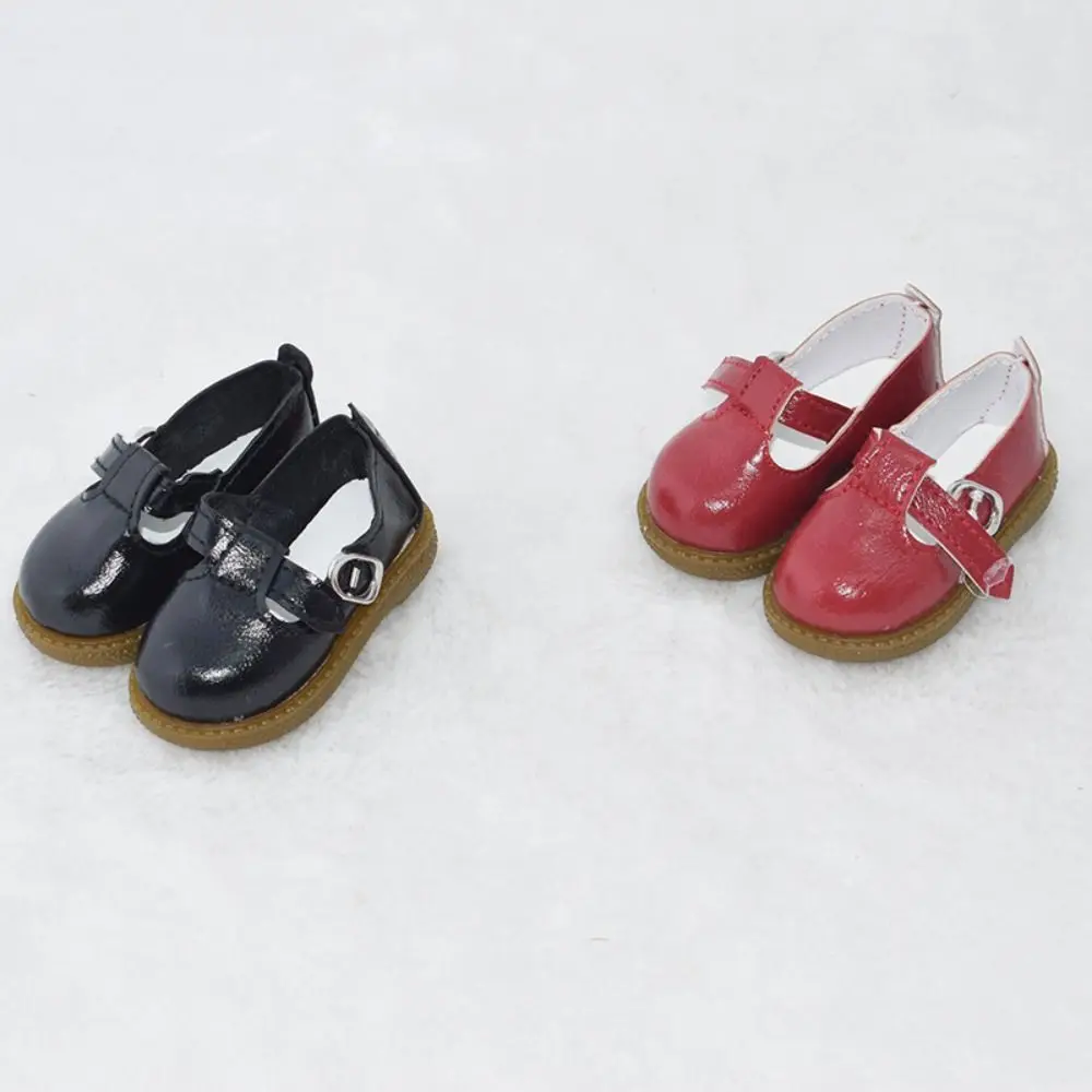 Children PU Leather 1/4 BJD Shoes Black Brown Casual Wearing Doll Leather Shoes Handmade Trendy Cute Doll Boots Doll Accessories