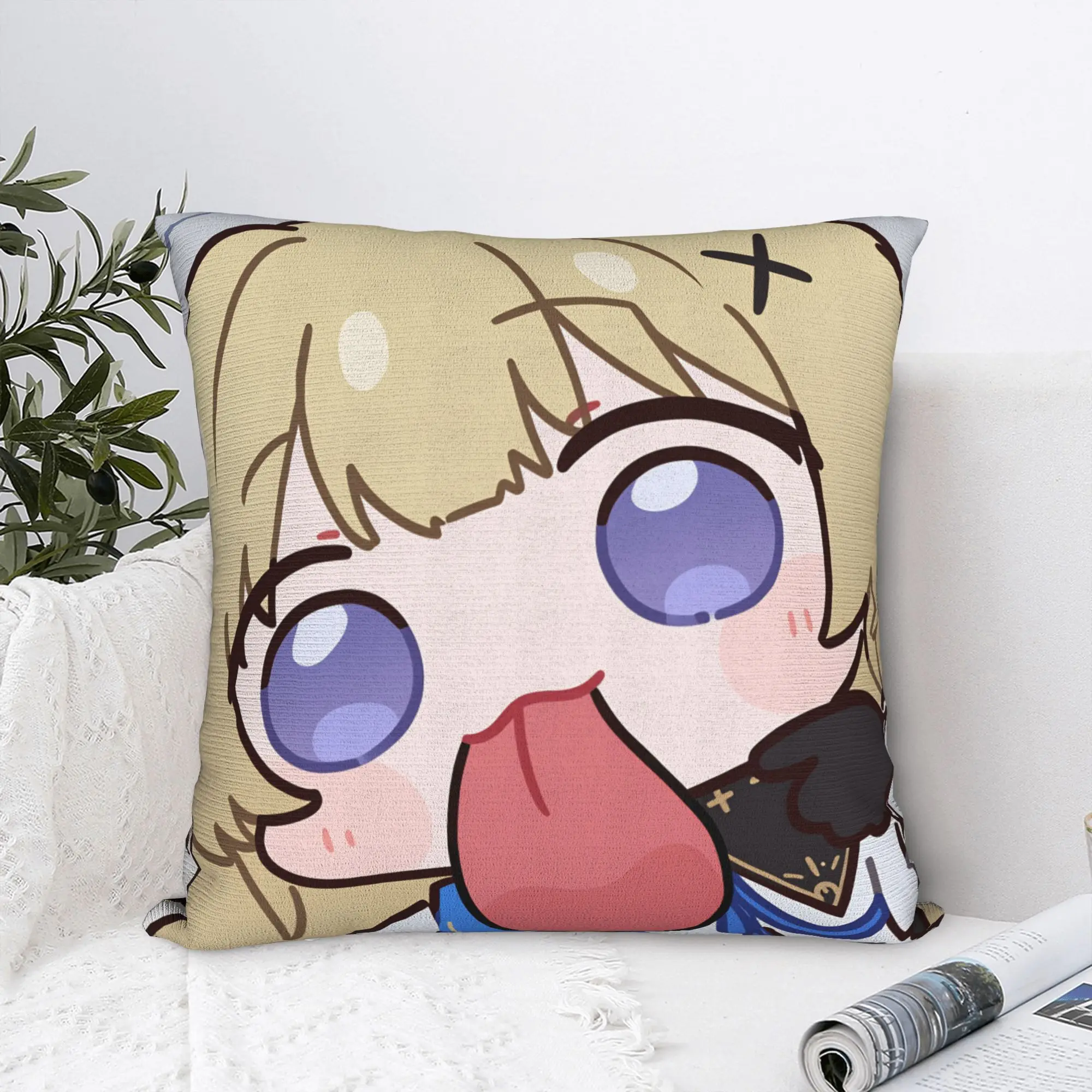 Cute Wuthering Waves Game Pillow Case  Print Pillow Cover Funny Pillowcases For Sofa Car Home Decor