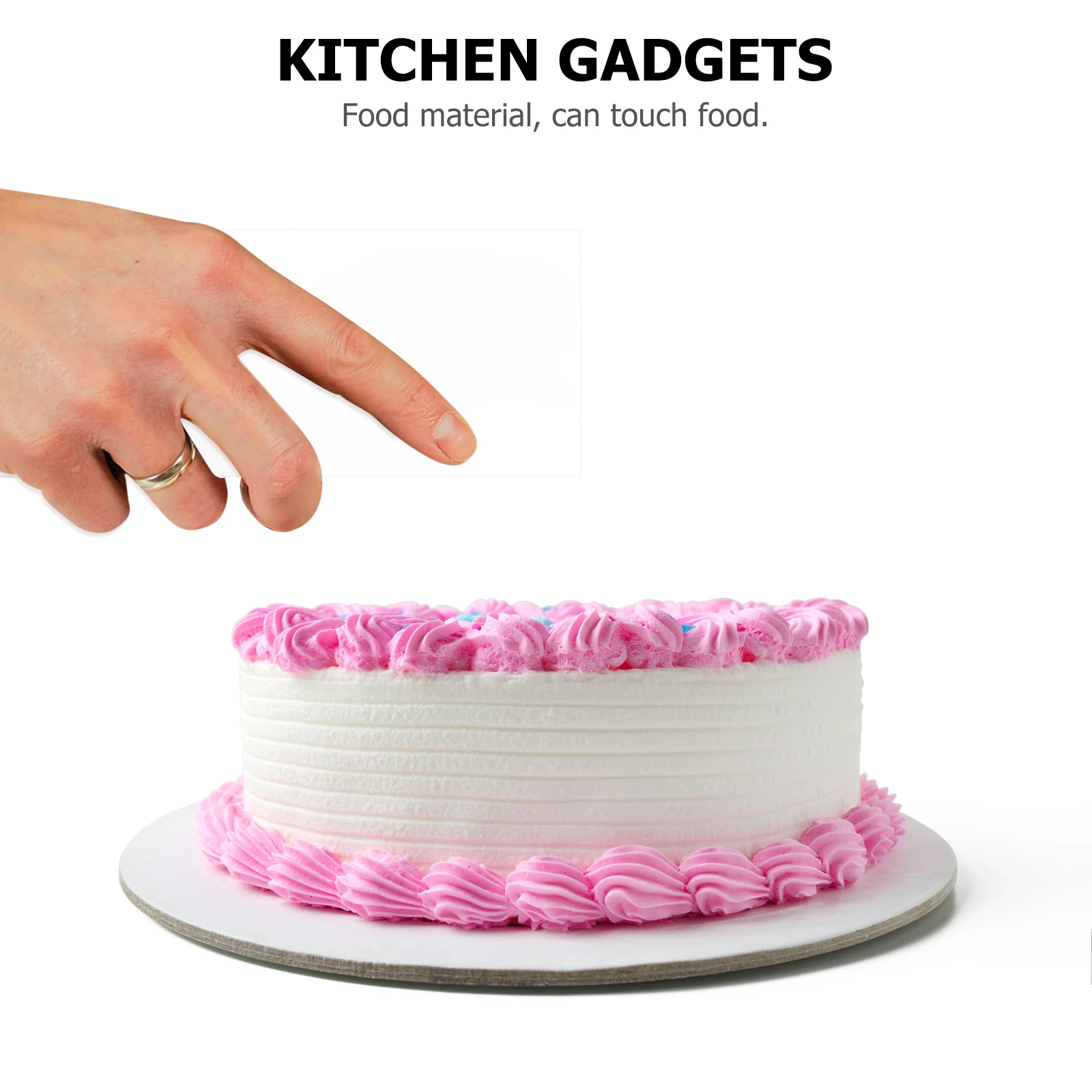 

6Pcs Transparent Acrylic Cake Scrapers Flexible Kitchen Baking Tools Food Safe Cake Decorating Supplies Baking Scrapers