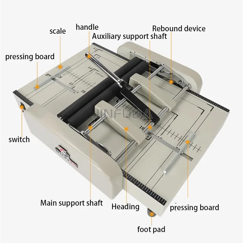 High Quality Semi-Automatic Booklet Maker Binding Machine A3 Glue Book Binding Machine