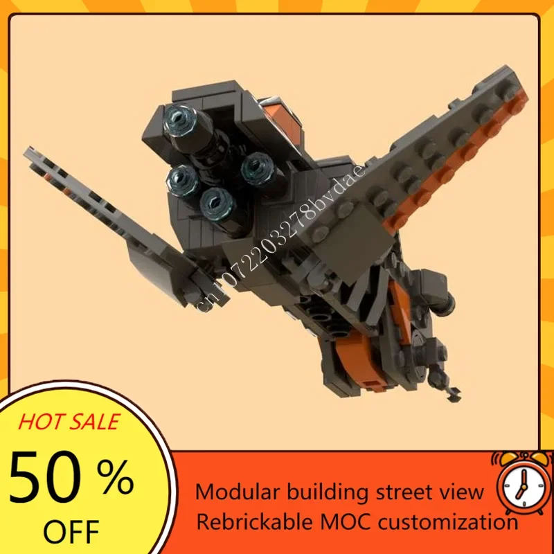 215PCS Fennec Shands "The Outcast" Guerra Spaziale Militare MOC SpaceShip Modello di Battaglia Puzzle Personalizzato FAI DA TE Educazione Assemblaggio Giocattolo Regalo