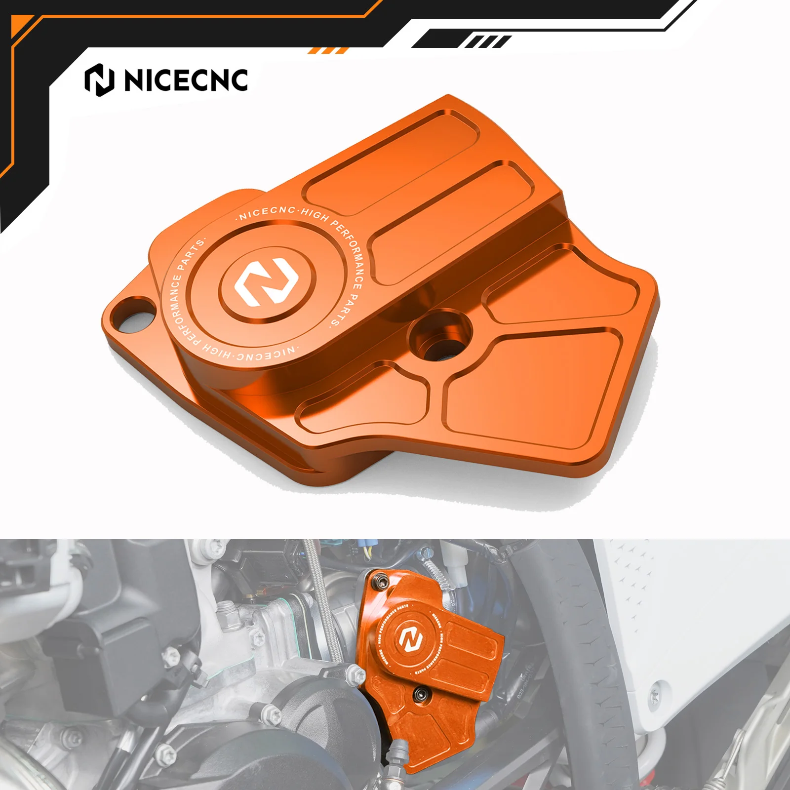 

NICECNC TPS Throttle Body Guard For KTM EXC 300 SX 125 XCW 300 XC 300 EXC 250 2024-2025 For Husqvarna TE 300 TX 300 GasGas EC300