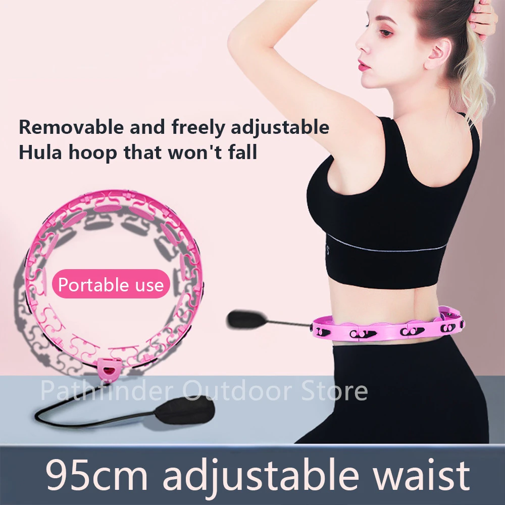 Sports Hoop Waist Trainer Exercise At Home Sport Weights Slimming Belly Portable Fitness Equipment Body Building Entertainment