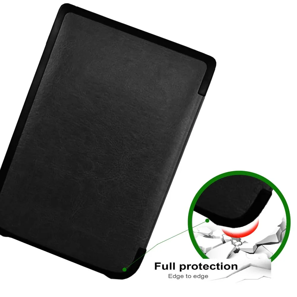 2022 New For PocketBook 617 Cover Shell, Newest Flagship Reader Protective Case For PB617 Skin +Protector Film