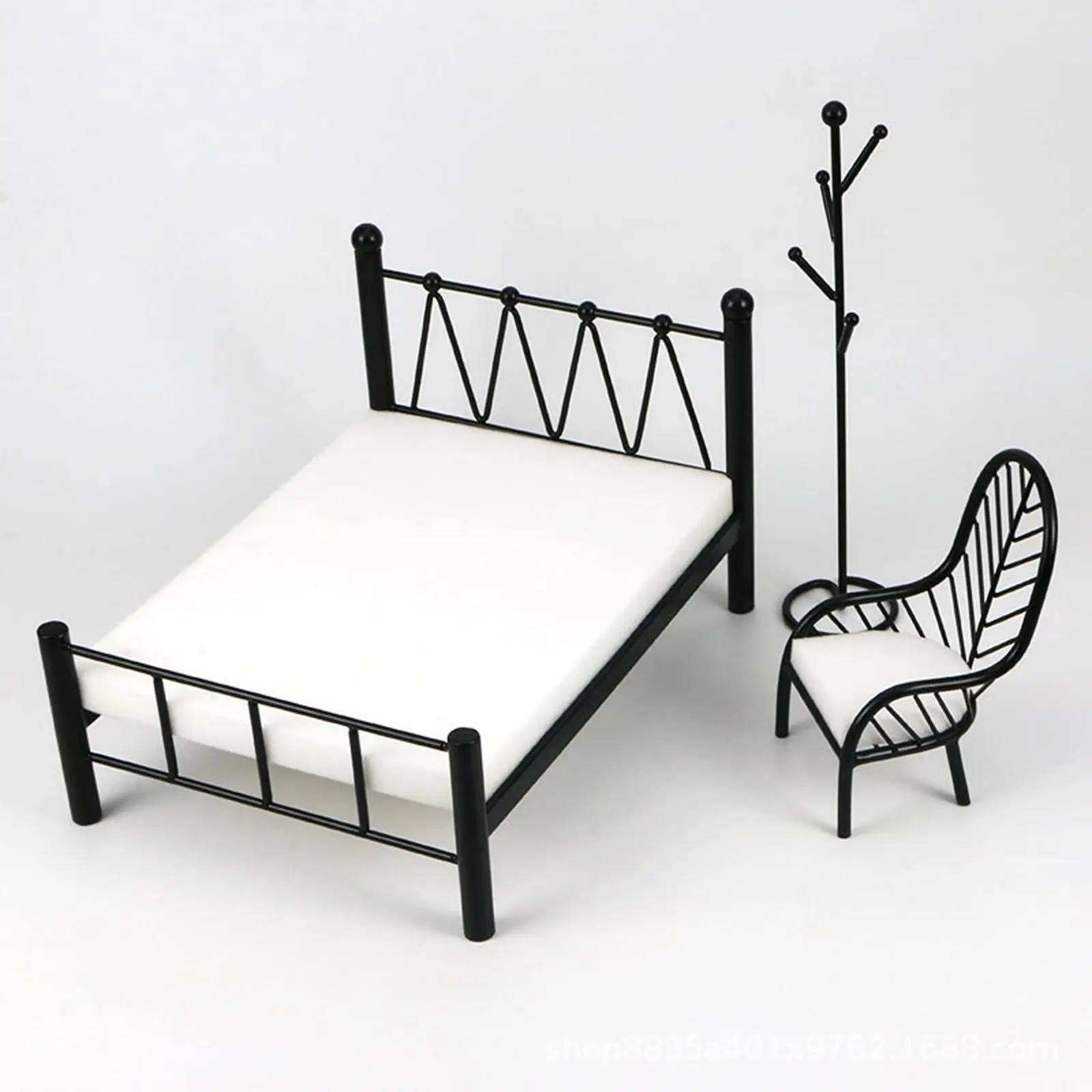 

Home Furniture Set Bedroom for 1:16 BJD Dolls Gift Children Toy Pretend Play