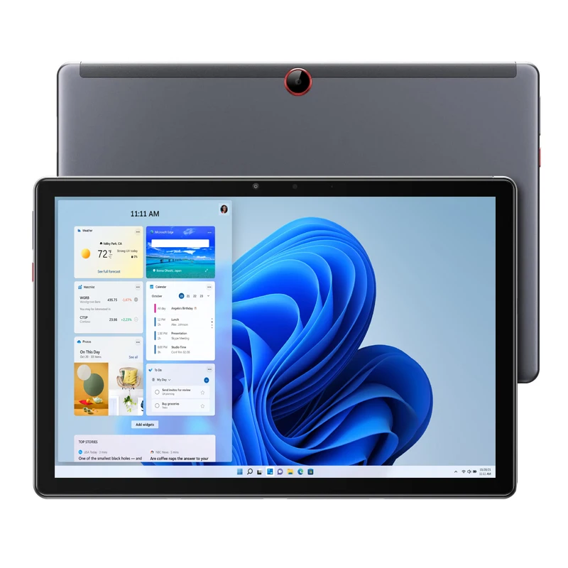 CWI513 6GB DDR RAM 128GB ROM 10.1” LCD Screen Windows 11 Tablet Intel Celeron N4500 Dual Cameras 1920*1200 IPS 2 x Type-C