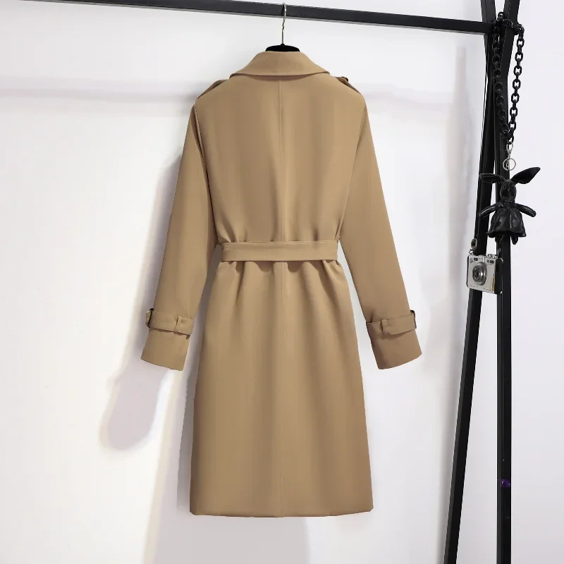 Trench Coat for Women 2024 Autumn Winter New Jacket Korean Fashion British Coat Winter Clothes Women OL Coats and Jackets Women