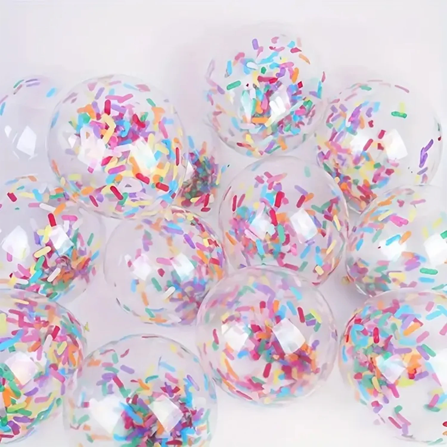 20 pieces, colorful confetti balloons, perfect for birthdays, wedding anniversaries, bridal showers, and New Year decorations