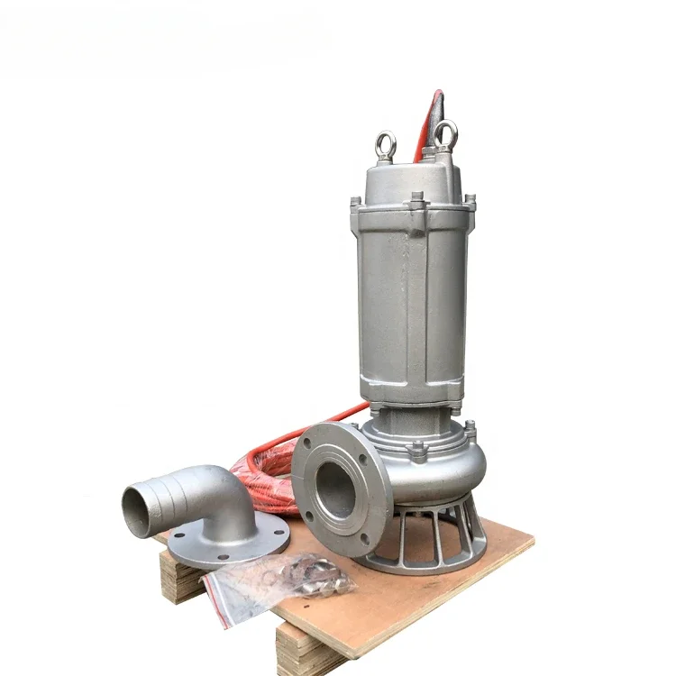 Stainless steel sewage/submersible pump with float switch for wastewater and wastewater treatment