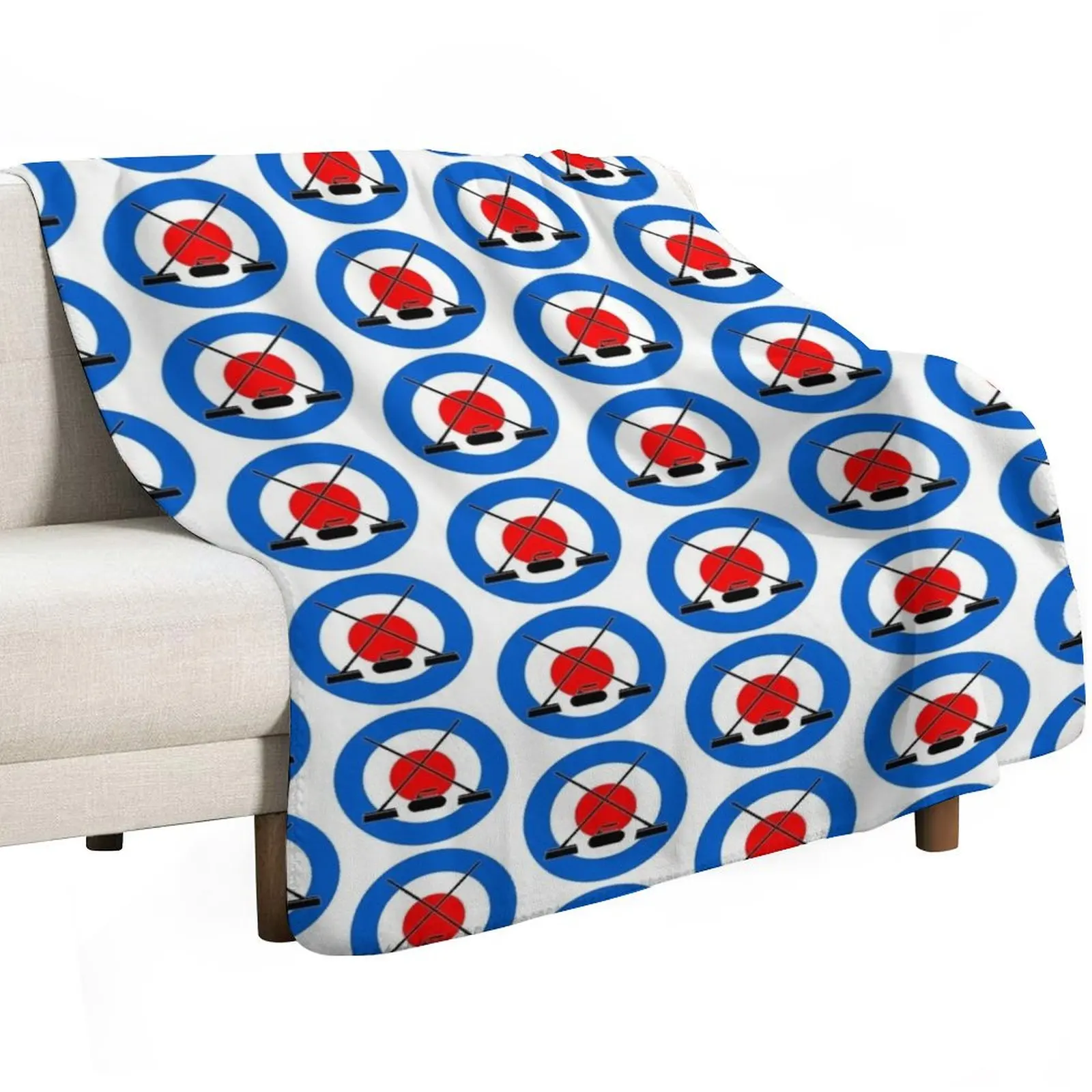 

curling icons Throw Blanket Bed linens Retros Thin Blankets