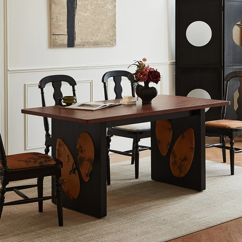 

Warm Keep Kitchen Tables Luxury Tall Minimalist Modern Dining Tables French Style Tavolo Rotondo Pranzo Dining Room Furniture