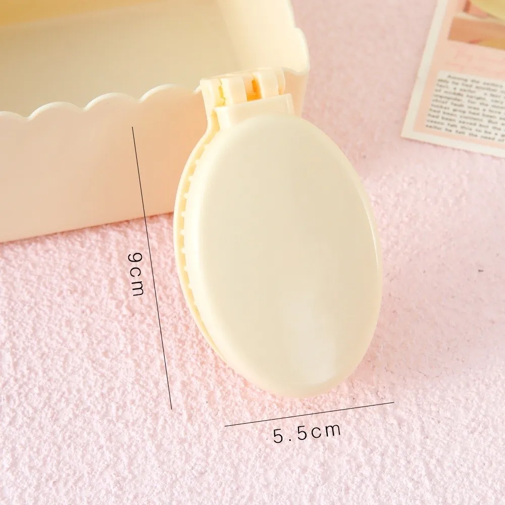 New Mini Folding Hair Comb Hollow Detangling Air Cushion Comb with Mirror Scalp Massage Airbag Comb or Girls