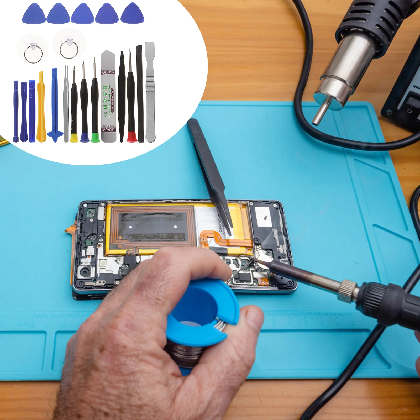 

21pcs Repair Screwdriver Set for Smartphone Laptop Tablet PC Multi Functional Durable Practical Easy Maintenance Electronic