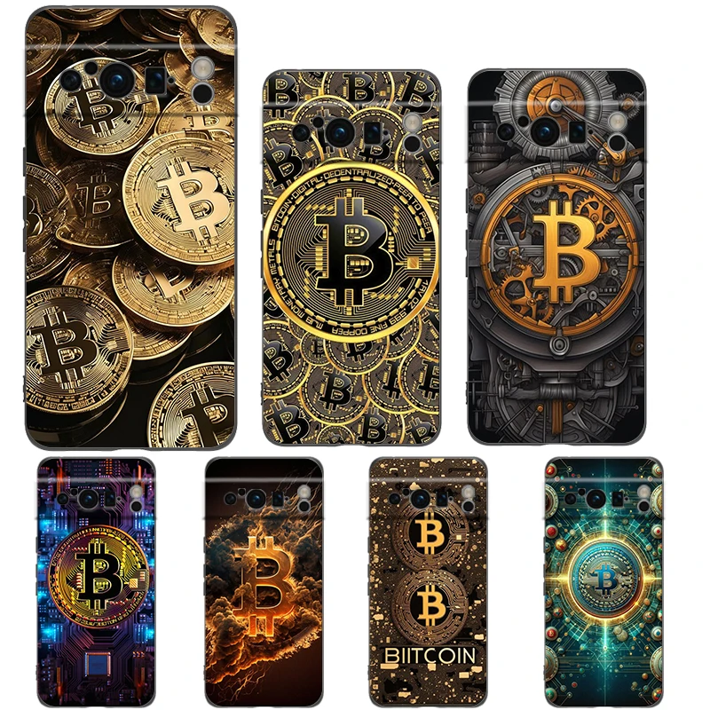 

Phone Case Cover for Google Pixel 9 8 7 6 7A 6A Pro Shockproof Soft TPU 9 Pro XL Shell Capas Fundas Bitcoin Coque Bags Cases