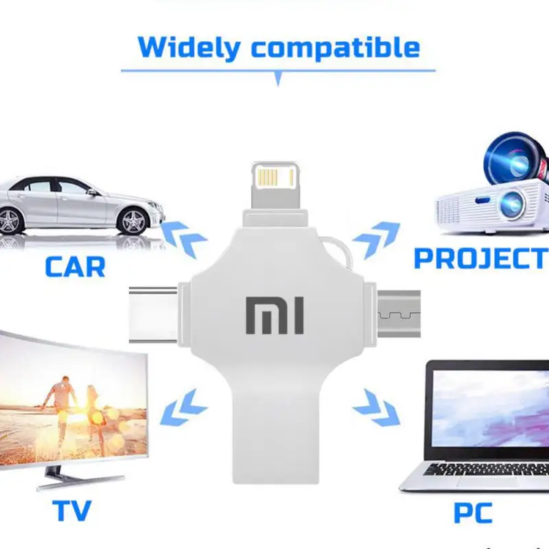 Xiaomi usb 2tb otg metall usb 3,0 pen drive schlüssel typ c high speed pen drive 1tb 128gb mini usb flash drive wasserdichter speichers tick