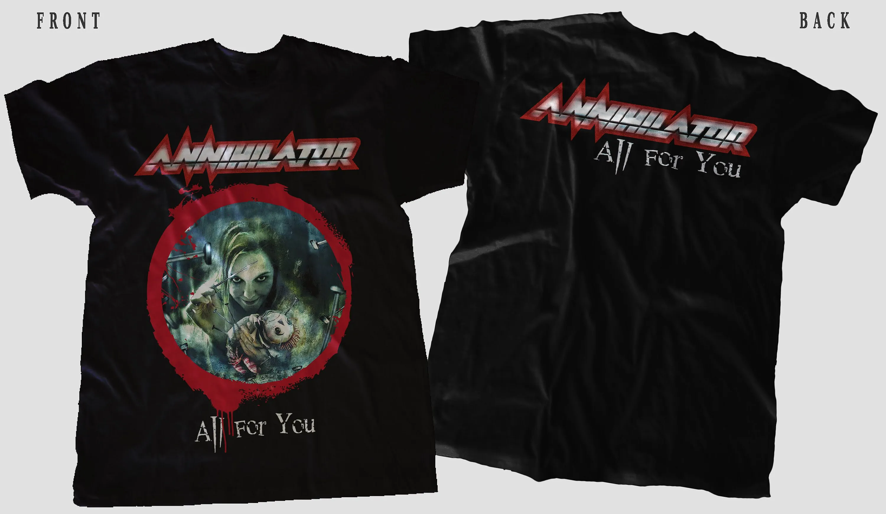 New D T G Printed Shirt Annihilator All For You Size S M L Xl 2 3 4 5 6 7Xl