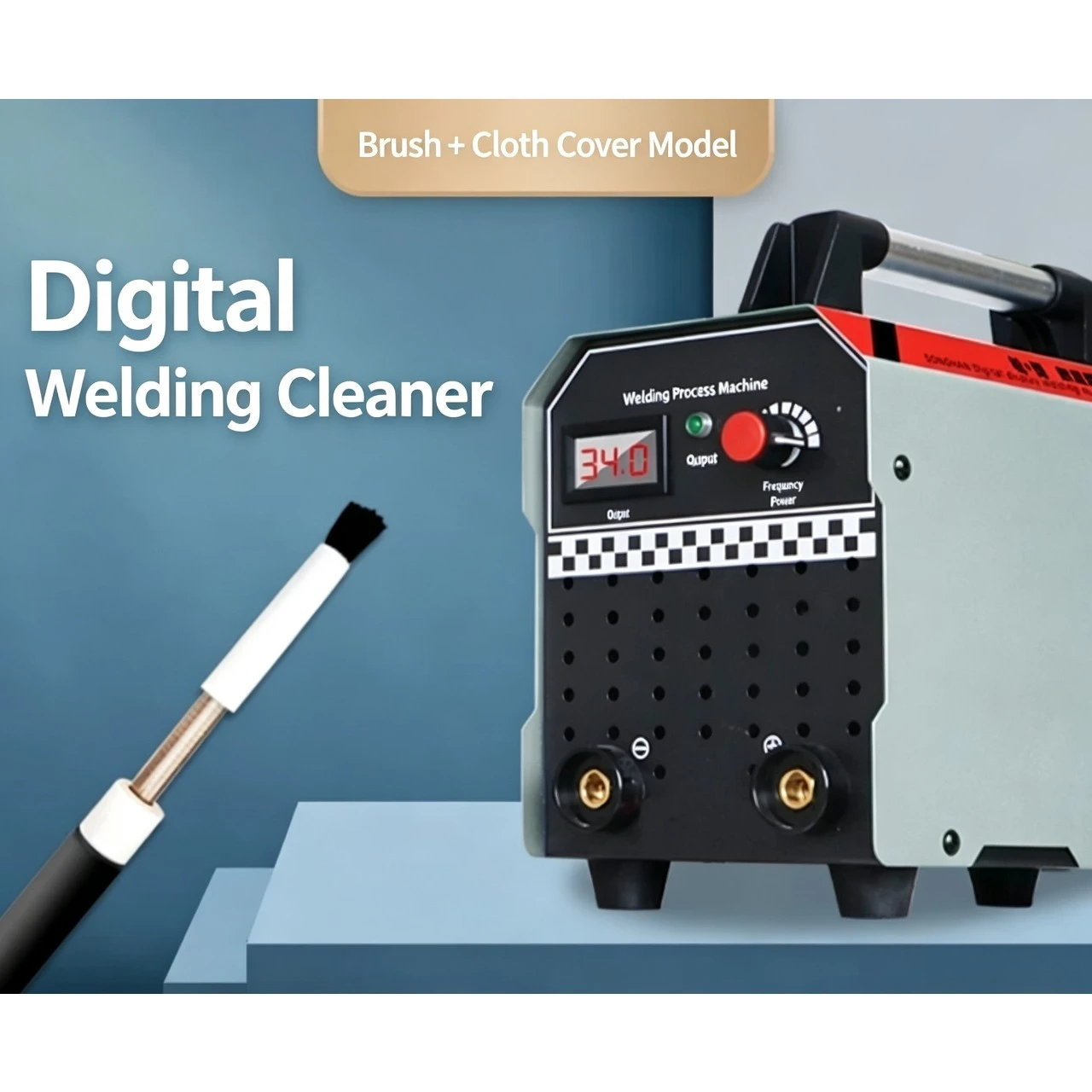 Brush Type Stainless Steel Weld Treatment Machine Argon Arc Welding Spot Cleaner Weld Seam Polishing Maintenance Tool 1000W