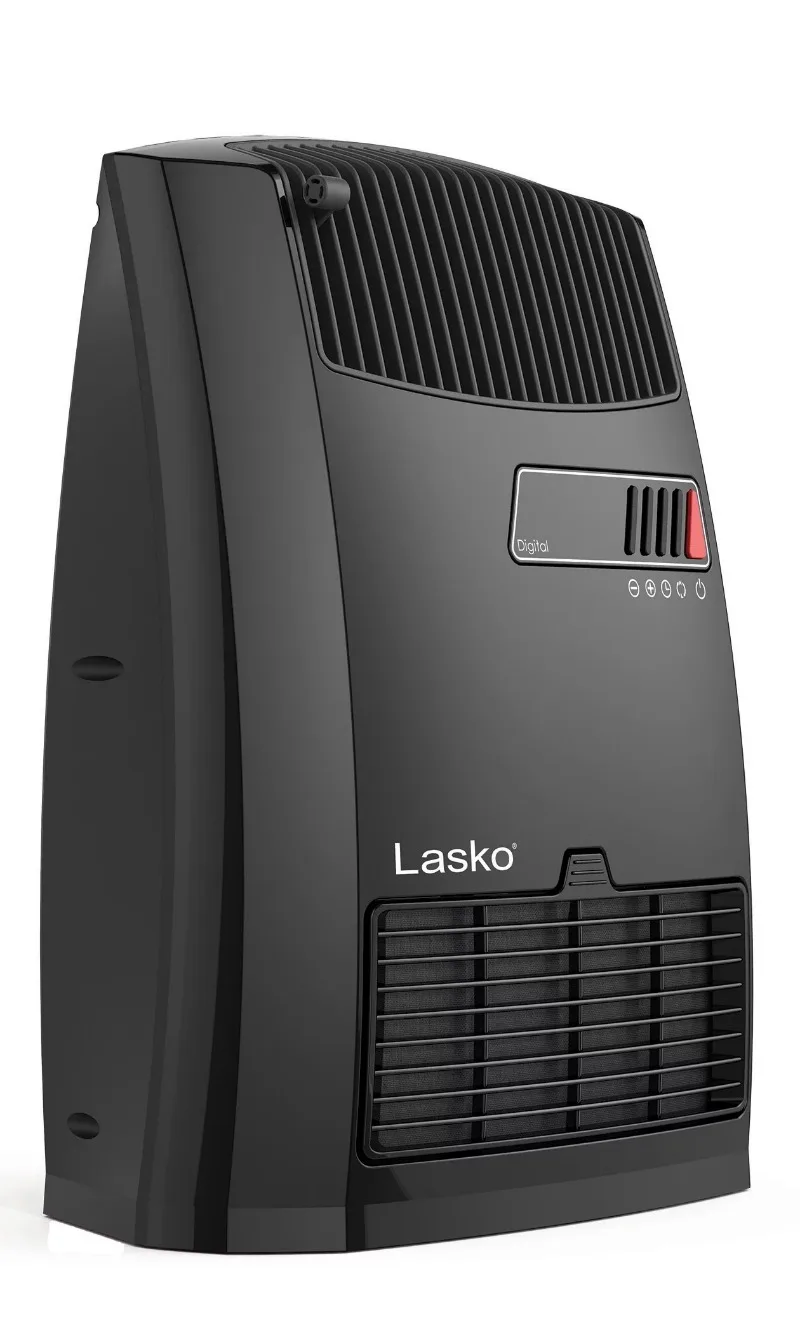 Lasko 1500W Elektrische Keramische Ruimteverwarming Met Timer En Thermostaat, Cc13700, Zwart