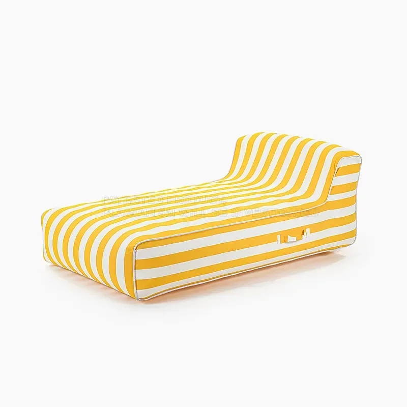 Foldable Inflatable Pool Lounger Portable Air Floating Chair for Beach Camping Outdoor Leisure Sunbathing Lazy Sofa Bed