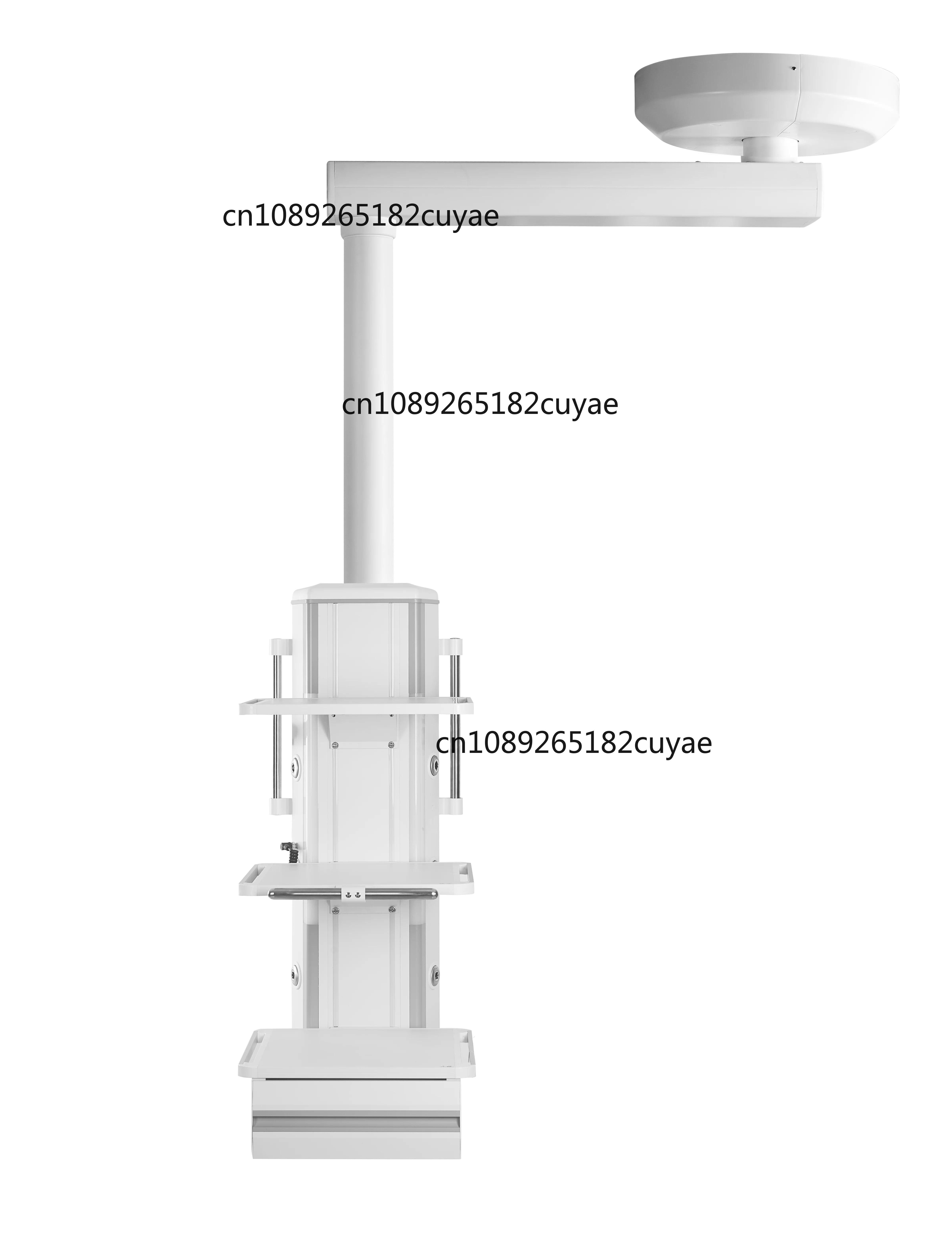 Factory Price Hot Selling Single Arm Ceiling Mounted Wet and Dry Part Medical Surgical Pendant Arms ICU Ceiling Mounted Bridge