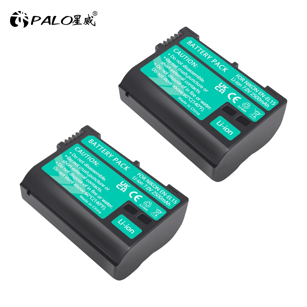 

EN-EL15 EN-EL15a Battery for Nikon D7000 D7100 D7200, D850 D750 Nikon D7500 Battery D810 D500 D800 D610 D600 EN-EL15b Battery L5