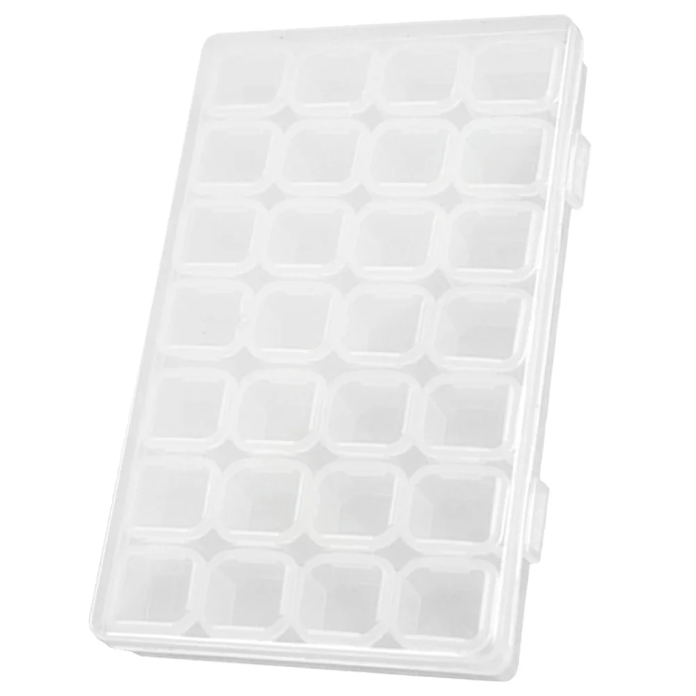 

Transparent Manicure Organizer Box Jewelry Storage Case Multi Grid Large Capacity Jewelry Box Clear Plastic Organizer