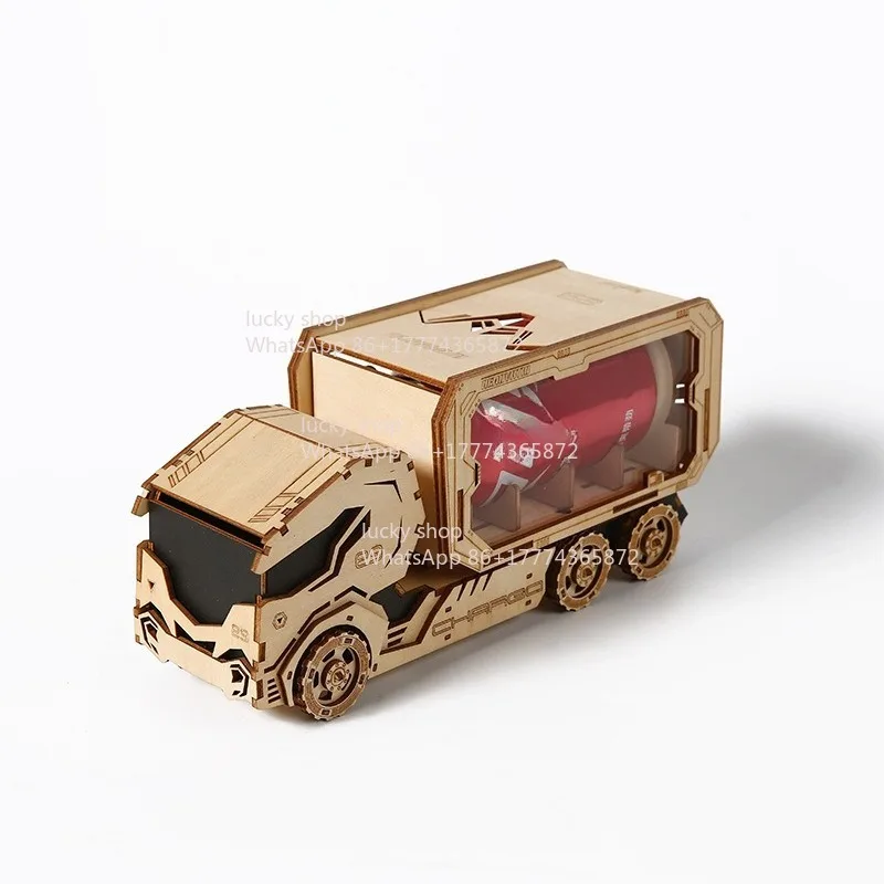 

Truck Fuel Tanker Motorcycle Puzzle Set Parent-child Interaction Gift