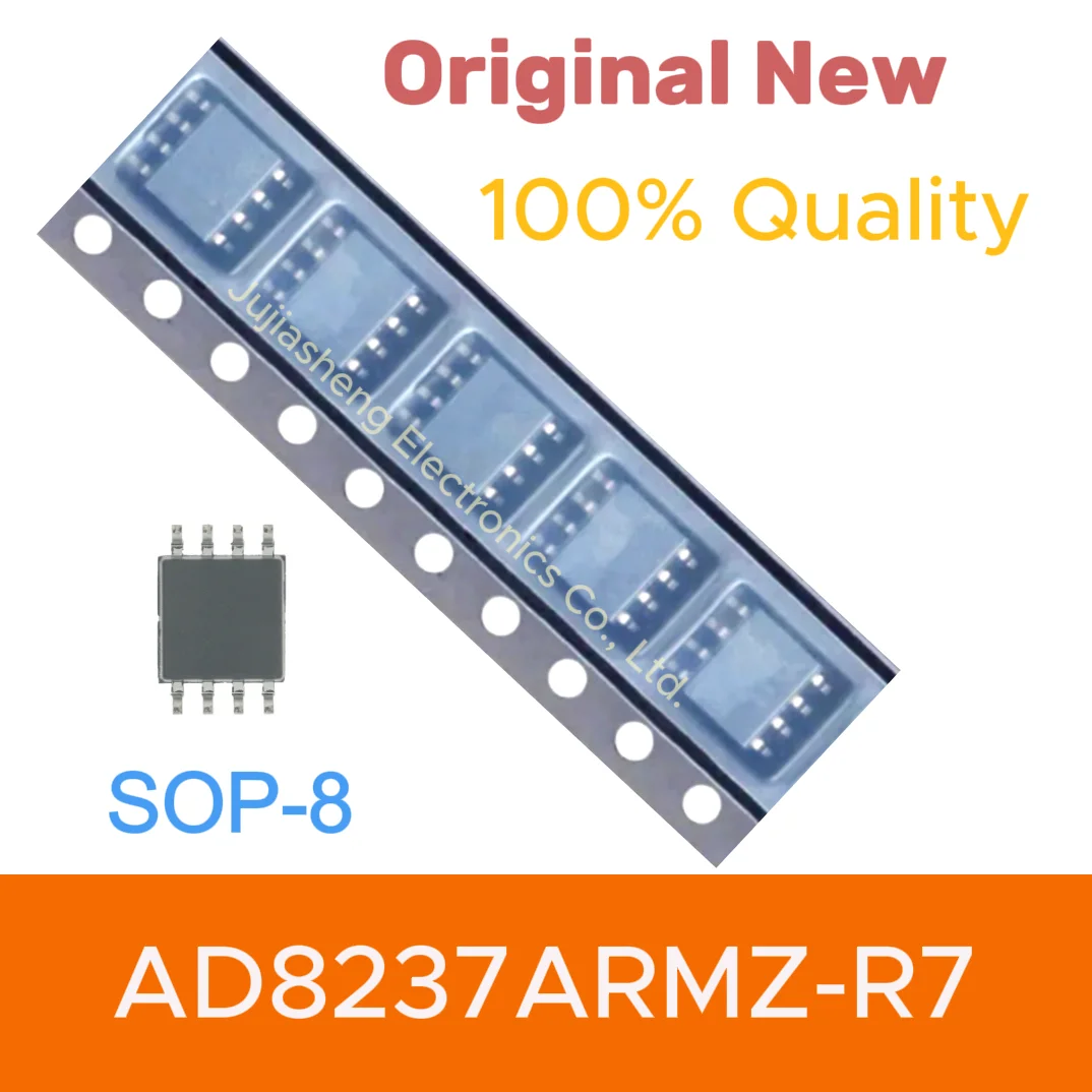 

5pcs AD8237ARMZ-R7 SOP8 New original Instrumentation Amplifier IC Electronic Component integrated circuit