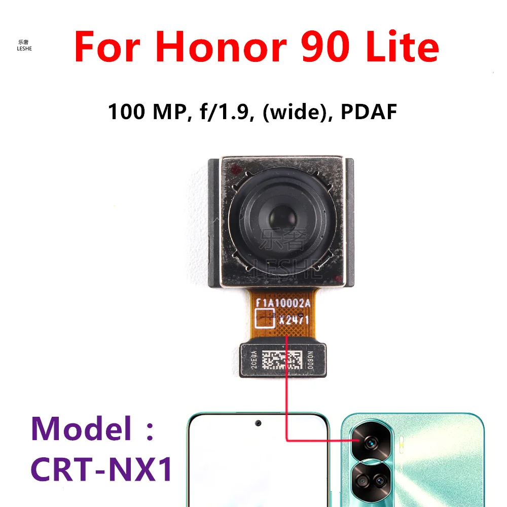 

Задняя камера шириной 100 МП для Honor 90 Lite, большая основная задняя камера, вид сзади, гибкий кабель, запасные части для смартфона