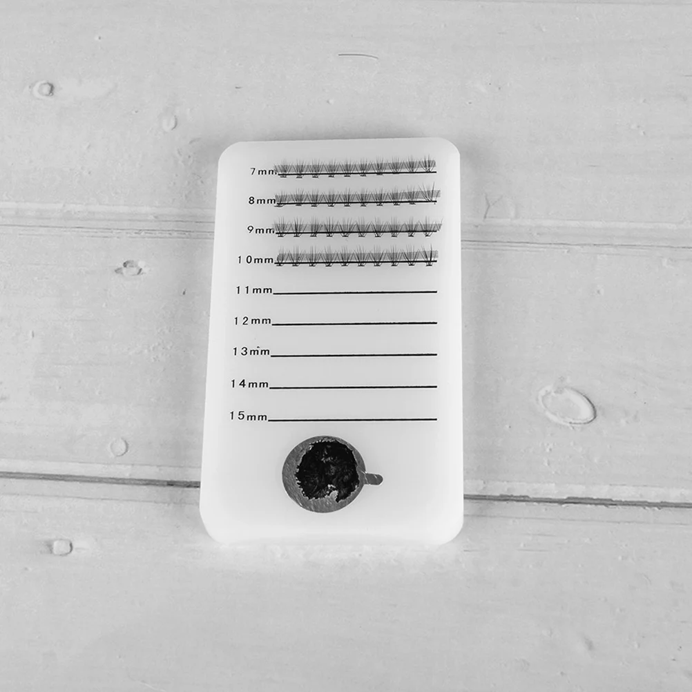 1 قطعة لوحة عرض الرموش الأكريليك 7 مللي متر-15 مللي متر حامل الرموش القابل لإعادة الاستخدام لتطعيم الرموش الصناعية صينية تمديد أداة ملحق #3