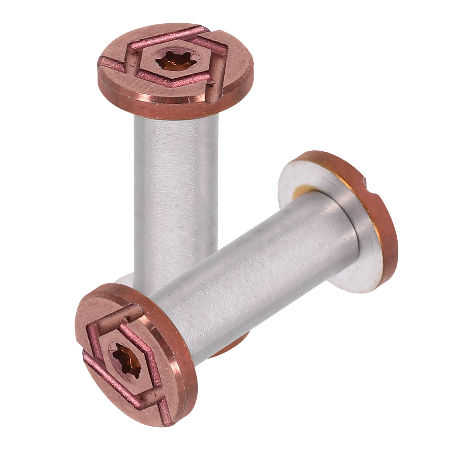 2pcs Stainless Steel Knife Handle Screws Flat Head Binding Rivets For Diy Handle Assembly Locking Fasteners Cutlery Repair Tools