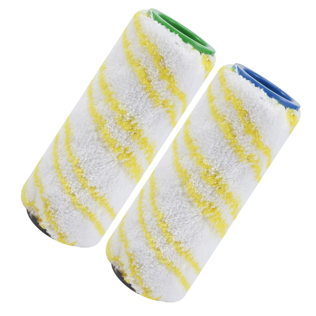 Karcher 전기 바닥 클리너 교체 롤러, 2.055-006.0 노란색, FC5, FC7, FC3, FC3D, 4 개 세트