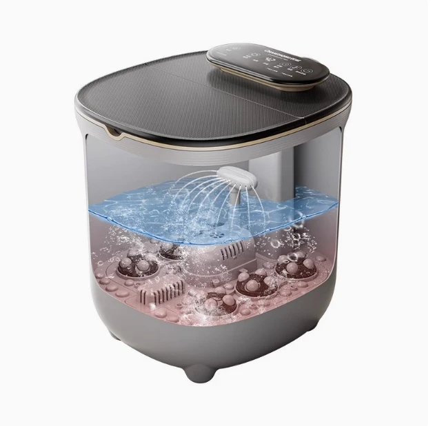 

Fully Automatic Steaming Foot Bath Tub Soaking and Massage Foot Basin Home Heating Electric Massage Deep Foot Therapy Bucket
